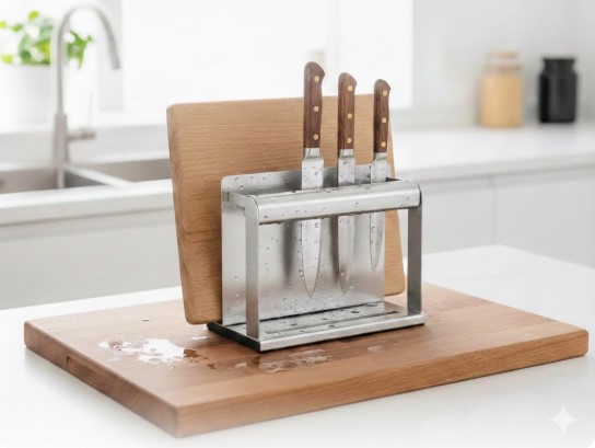 錆びにくいまな板包丁スタンド